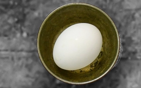تخم مرغ آب پز