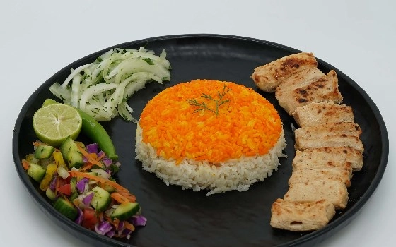 جوجه عربی&برنج سفید