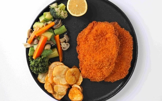 خوراک شنیسل مرغ