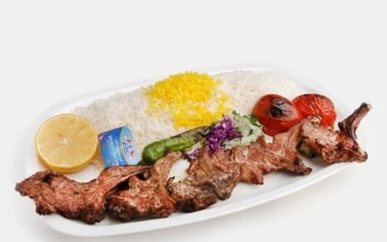 چلو شیشلیک با استخوان