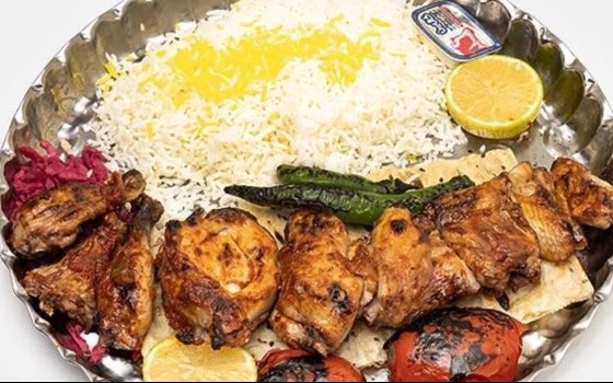 چلو جوجه کباب با استخوان