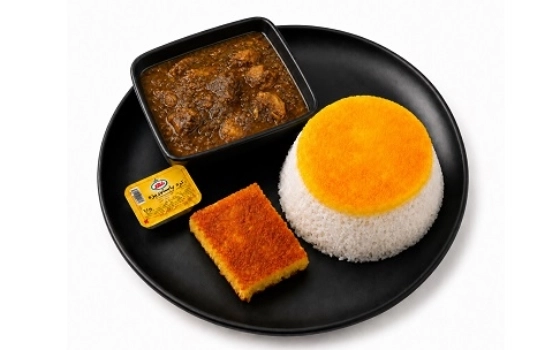 چلو قلیه میگو