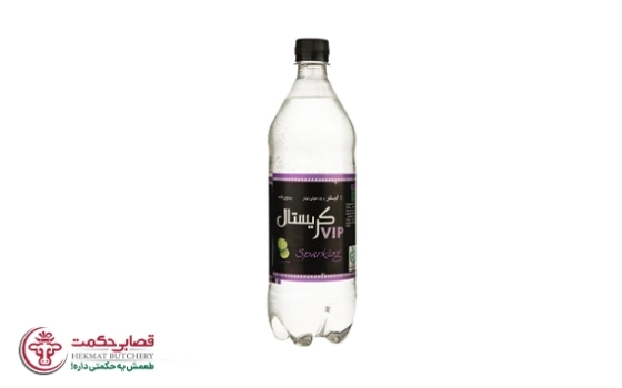 آب گازدار کریستال لیمویی بدون شکر 1 لیتر