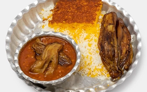 چلو خورشت قیمه بادمجان