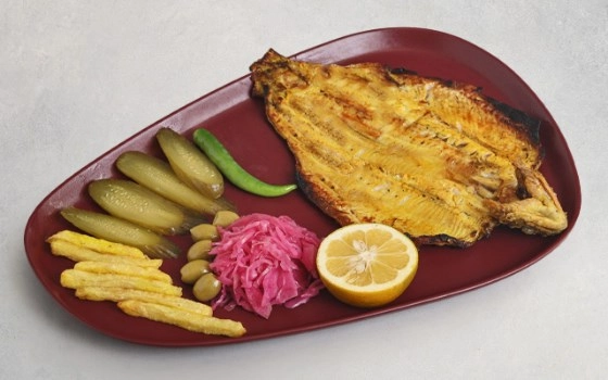 خوراک ماهی کبابی