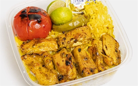چلو جوجه کباب باربیکیو (150 گرمی)
