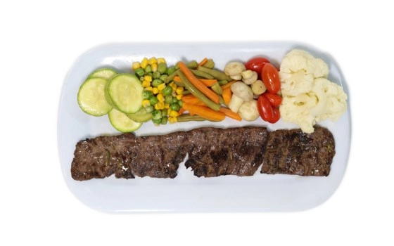 خوراک برگ150 گرمی بدون دورچین