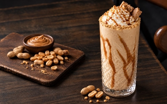 شیک بادام زمینی