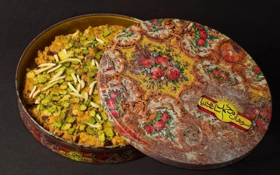 سوهان گل چهارمغز طرح بوستان ساعدی نیا