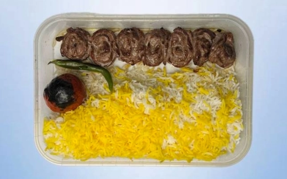 چلو کباب رولتی
