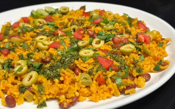 (گیاهی Vegan) برنج اسپانیایی
