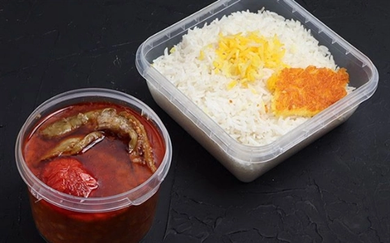 چلو خورشت قیمه بادمجان