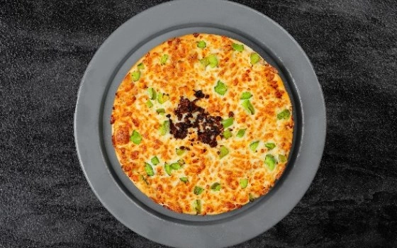 پیتزا گوشت و قارچ