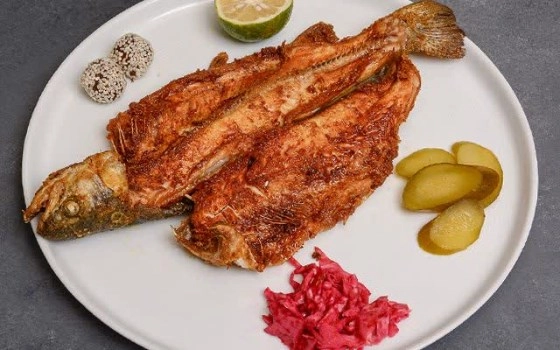 خوراک ماهی سوخاری