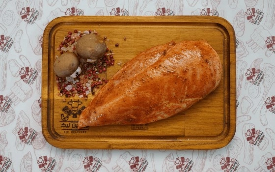 استیک سینه مرغ پاپریکا دودی