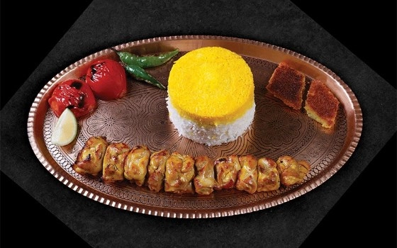 چلو جوجه کباب ران