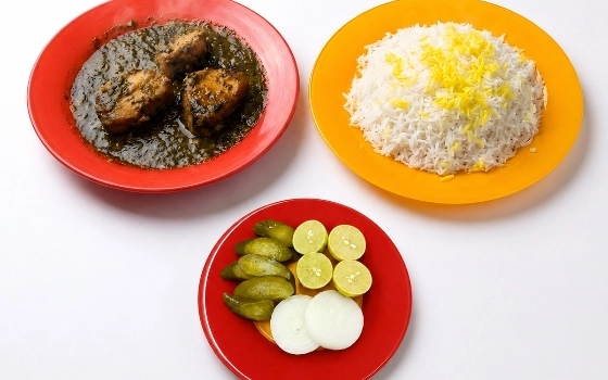 چلو قلیه ماهی