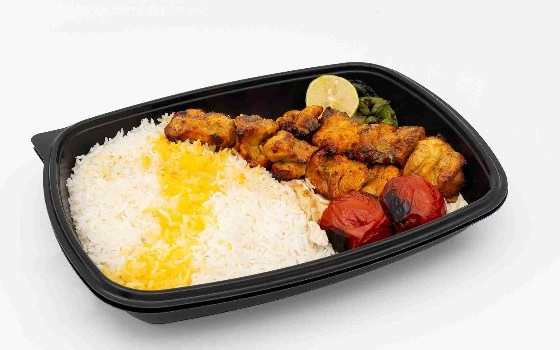 چلو جوجه کباب فیله(سیر و کره)