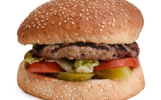برگر ذغالی