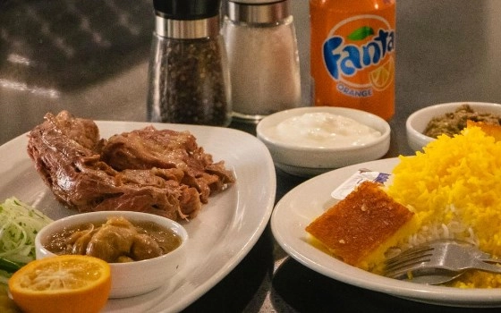 چلو گوشت گردن