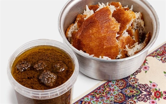 خورشت ته دیگ فسنجون