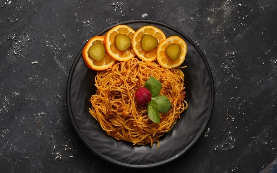 ماکارونی پرسی (با سویا)