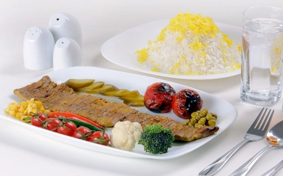 چلو کباب برگ مخصوص