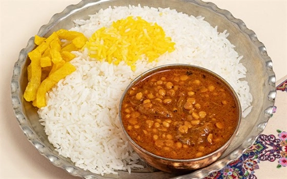 پلو خورش قیمه سیب زمینی اقتصادی