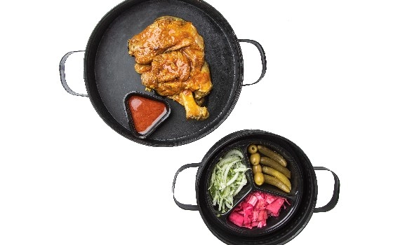 خوراک گوشت دست گوسفندی سس پز