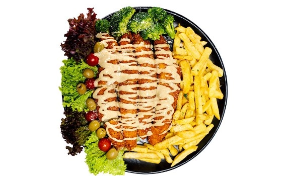 بشقاب فیله کریسپی