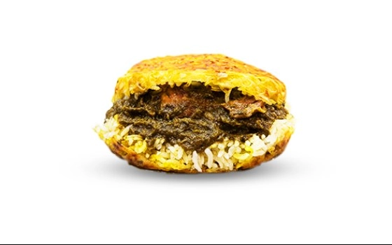 ته دیگ خورشت قورمه سبزی