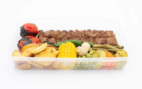 خوراک کباب کوبیده دو سیخ 130 گرمی