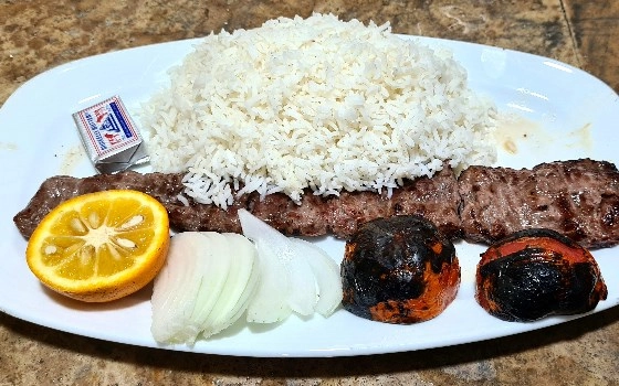 چلو کباب برگ گوسفندی