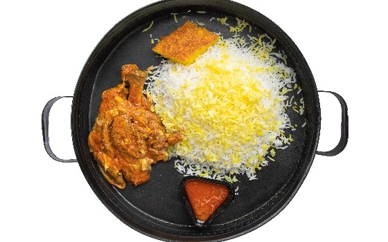 چلو گوشت دست گوسفندی