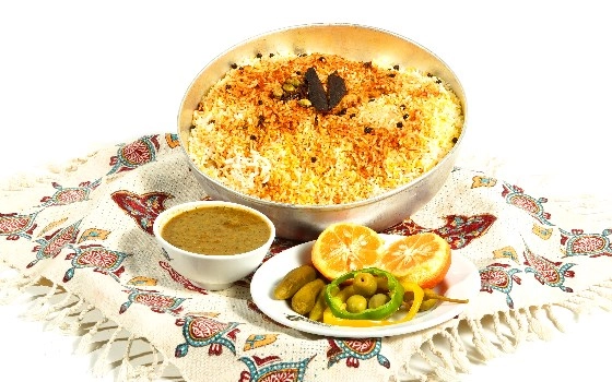 چلو دمی با مرغ 3 نفره