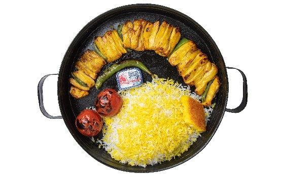 چلو جوجه کباب ران