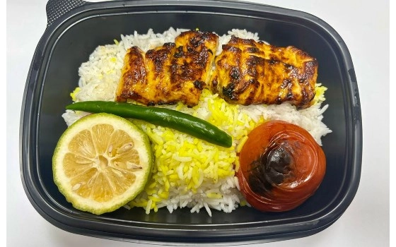 چلو جوجه زعفرانی اکونومی( حجم کمتر)
