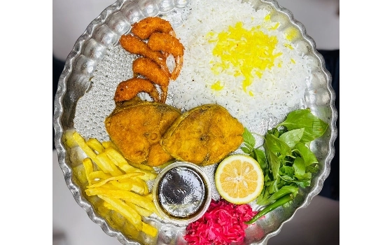 چلو میکس دریایی با شیر 