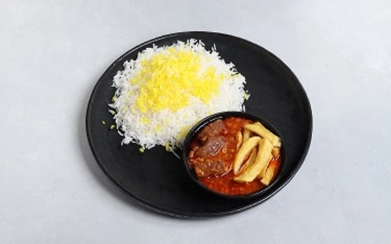 چلو خورشت قیمه مخصوص
