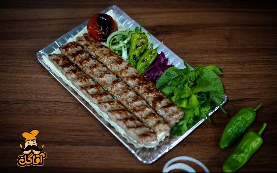 خوراک سه سیخ گوسفندی