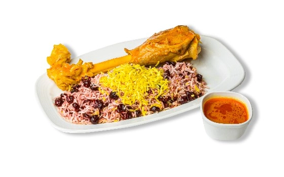 آلبالو پلو  ماهیچه
