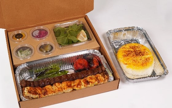 چلو کباب میکس معمولی