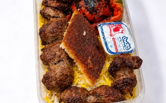 چلوکباب کوبیده بازار