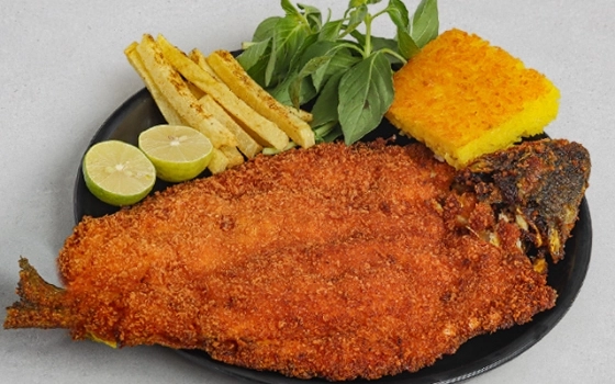 خوراک ماهی سوخاری