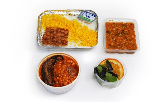 چلو خورشت قیمه بادمجان