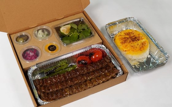 چلو کباب کوبیده