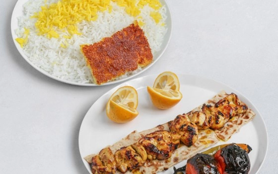 چلوجوجه کباب ران