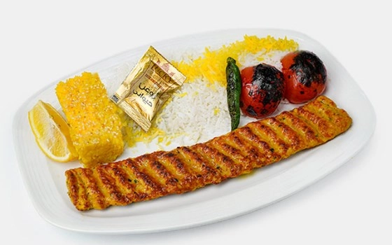 چلوکوبیده مرغ مخصوص ایرانی