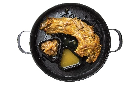 خوراک گوشت سرخ شده گردن
