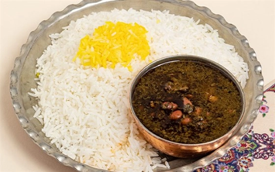 پلو خورشت قورمه سبزی اقتصادی
